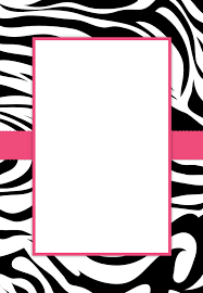 Black And White Stripe Invitation Template Free Zebra Stripes Free Party Invitation Template Greetings Island Zebra Party Zebra Baby Showers Zebra Birthday