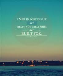 Image result for ship in the harbor is safe