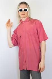 Festival shirt is a rare clothing item that can be worn on the player's body. Peachy Pink Real Silk Button Up Festival Shirt Holy Garbage