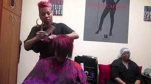 Then make it all about the accents. Black Hair With Red Highlights Youtube