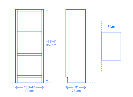 It was dreamed up in 1978 by an ikea designer called gillis lundgren who sketched it on the back of a napkin, worried that he would forget it. Ikea Billy Bookcase Thin Low Dimensions Drawings Dimensions Com