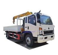 Sinotruk Howo 4 Ton 5 Ton Telescopic Boom Truck with Crane Howo XC MG 6 Ton  Crane Truck Sale in Indonesia