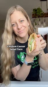 Chicken Caesar Salad Taco
