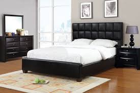 Designed by mermelada estudio, cushy channels of brown leather line the length of this finely tailored leather bed. F9261 Queen Bed La Discount Furniture Com Leather Sofa Bed Black Leather Bed Black Bed Frame