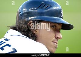 Detroit Tigers' Magglio Ordonez watches his two-run home run off Cleveland  Indians pitcher Cliff Lee in the second inning of a baseball game Saturday,  June 2, 2007, at Jacobs Field in Cleveland. (
