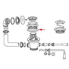 Place a bucket under the assembly. Franklin Machine 100 1015 3 1 2 Lever Waste Sink Gasket