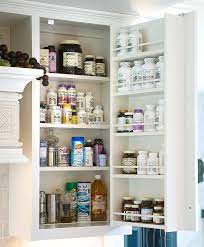 Chose the medicine cabinet size that's best for your needs but keep it in proportion to the size of your sink and vanity. Kitchen Medicine Cabinet Custom Kitchens Design White Cabinetry Beautiful Cabinet