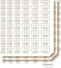 Andersen Casement Window Size Chart 5 Best Images Of