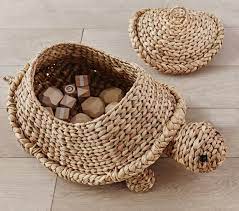 Check out our wicker turtle basket selection for the very best in unique or custom, handmade pieces from our baskets shops. Savannah Seagrass Turtle Basket Pottery Barn Kids