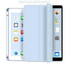 Ipad Mini 5 Case With Pencil Holder Leather Smart Cover Ice Blue Ipad Mini Cases Ipad Mini Apple Ipad Mini