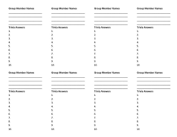 Rd.com knowledge facts there's a lot to love about halloween—halloween party games, the best halloween movies, dressing. Trivia Answer Sheets Pdf