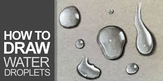 How To Draw Water Droplets Water Drop Drawing Water Drawing Water Droplets