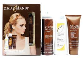 Oscar Blandi Post Workout Styling Kit Dry Styling Heat Protect Spray 1 3 Oz Instant Glossing Cream 1 7 Fl Oz Dry Shampoo 1