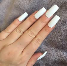 If they're applied properly with good quality products, they will make your nails look strong, healthy and the. Square Long White Acrylic Nails Nail And Manicure Trends