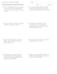 In 7th grade math problems you will get all types of examples on different topics along with the solutions. 20 Inequality Word Problems Worksheet 7th Grade 7th Grade Word Problems Worksheets Inequality Word Problems Word Problems Word Problem Worksheets