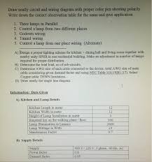 Click on set line hops in the smartpanel to show or hide line hops at crossover points. Solved Draw Neatly Circuit And Wiring Diagram With Proper Chegg Com