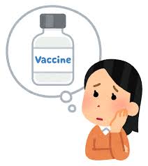 いろいろなワクチンの心配をする人のイラスト | かわいいフリー素材集 ...
