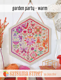 Garden Party Warm Cross Stitch Chart