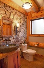 Click the image for larger image size and more details. Awesome Diy Rustic Bathroom Ideas You Might Consider For Your Home Decor Rustic Log Cabin Bat Rustic Bathrooms Rustic Bathroom Lighting Rustic Bathroom Designs