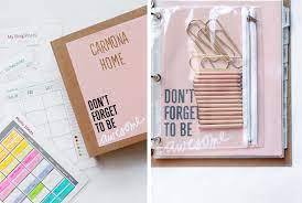 If you're looking for a way to plan the decorating and organizing for each room in your home a binder like this is a great tool to have. How To Craft A Cute Binder Home Made By Carmona