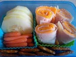 Turkey And Cheese Roll Ups No Tortilla Cucumbers Pretzels Cute And Easy Healthy Lunch By Miriam Easy Healthy Lunches Healthy Lunch Food And Drink