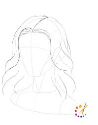 How to draw curly hair: Female Hairs Drawing Archives How To Draw