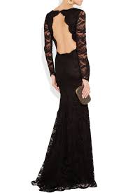 Black Backless Guipure Lace Gown Emilio Pucci Fashion Gorgeous Dresses Beautiful Dresses