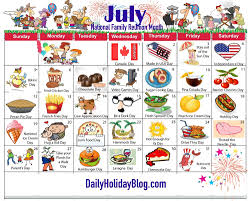 July Holiday Calendar 2015 My Life Planner Holiday Calendar Catch In 2020 National Holiday Calendar Holiday Calendar Wacky Holidays