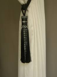 Shop wayfair for all the best black tie back curtain hardware & accessories. Black Lurex Gold With Black Wood Strass Tassel Curtains Tiebacks Holdback Voiles Drapes Luxury Large Strass Wood Lurex Gold Black Tie Back