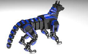 Robot Wolf 3d C4d Wolf 3d Robot Robot Design