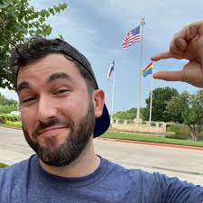 Heey, Pride flag! 🏳️‍🌈 Made it to the Gaylord Texan in preparation for  Book Bonanza this weekend and feeling welcomed. 🥰 #mmauthor #authorlife  @book.bonanza #lgbt #lgbtq #lgbtpride #pridemonth #pride