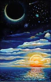 16 pack kids stencils, reusable painting stencils with star, circle, heart, moon shape patterns stencils for wall painting home decor, 5.9 inches 4.2 out of 5 stars 25 $12.99 $ 12. Pin By Corissa Chace On Art Corner Moon Painting Sun Painting Celestial Art