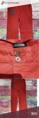 Nwt Massimo Dutti Ladies Pants Red Size 8 New With