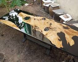 salontafel zwarte epoxy tafel hars tafel rivier koffietafel etsy epoxy wood table resin table coffee table to dining table