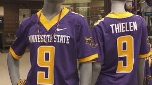 Everything is sewn on, size xl. Adam Thielen S Minnesota State Jersey Now Available For Purchase On Campus