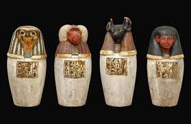Egypt Land Of The Gods And Pyramids Canopic Jars Ancient Egyptian Egyptian Artifacts
