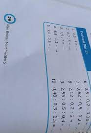 Matematika kelas 5 bab 1 halaman 37 38 operasi hitung pecahan bse k13 revisi 2018 bagian youtube. Matematika Kelas 5 Sd Halaman 56 Evaluasi 11 Brainly Co Id