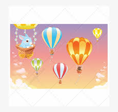 Hot air balloon illustrations and clipart (20,915). Cute Tiny Bunnies Air Balloon Illustration Pack Hot Air Balloon Cartoon Transparent Png 1200x1000 Free Download On Nicepng