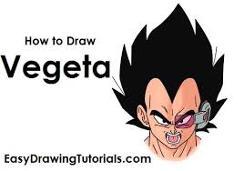 Then, start sketching curly super saiyan hair. How To Draw Vegeta