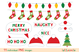 Download Christmas Decoration And Party Props Set Graphic By Lattesmile Creative Fabrica SVG Cut Files