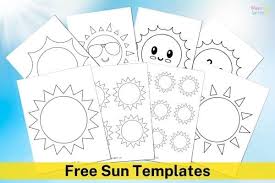 If we shine brightly we create a beautiful ambiance in our lives, in our homes, in our communities. Free Printable Sun Templates And Coloring Pages Mombrite