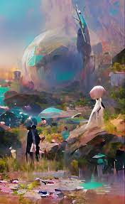 Ai art work generated: Land of the Lustrous ✧.* in 2023 | Natural  landmarks, Nature, Artwork