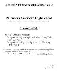 School Newspapers, Excerpts from Yanks Abroad, Army Brat, 47-48.pmd