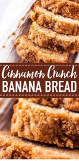 Bread Recipes Whole Wheat Cinnamon Crunch Banana Bread Recipe Bread Recipes Homemade Banana Recipes Banana Bread Recipes