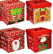 Large Premium Christmas Eve Gift Box Lid Ribbon Handles Fantastic Furniture Recommendations For Lovel In 2020 Christmas Eve Gift Xmas Presents Gift Box Birthday