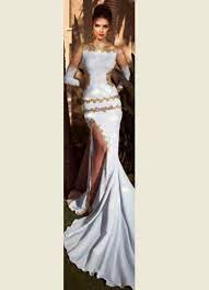 Mermaid White And Gold Wedding Dress Gold Wedding Dress Dresses Bridesmaid Dresses