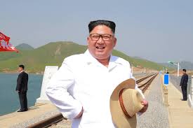 It's not clear whether this was taken as he arrived or departed. Kim Jong Un S Image Shift From Nuclear Madman To Skillful Leader The New York Times