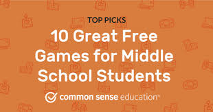 With a variety of fun and exciting educational games online, your kids will love learning with funbrain. 10 Great Free Games For Middle School Students Common Sense Education