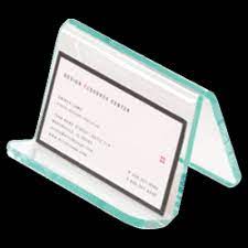 Staples punched business card holder, bronze (21510) 4.5 out of 5 stars. Lorell Acrylic Business Card Holder 2 W X 3 D X 4 H Cleargreen Edge Office Depot