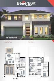 The Waterbrook Double Storey House Design Betterbuilt Floorplans In 2020 Double Storey House Two Story House Design Double Storey House Plans